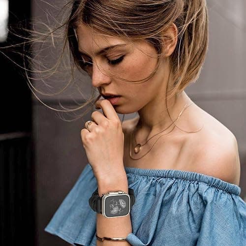 Beatlone Solo Loop Watch Bands Compatible for Scrunchie Apple Watch Band 38mm 40mm 41mm 42mm 44mm 45mm 46mm 49mm Soft Stretchy Women Elastic Strap for iWatch Series 10 9 8 7 6 5 4 3 SE Ultra 2 1 thumbnail 5