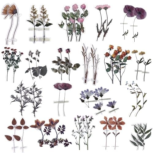 445 PCS Vintage Scrapbook Paper Journaling Scrapbooking Supplies Kit Aesthetic Decorative Craft Paper include 40 Sheet Flowers Stickers for Planner, Bullet Journaling, Junk Journal, Retro Crafts thumbnail 6