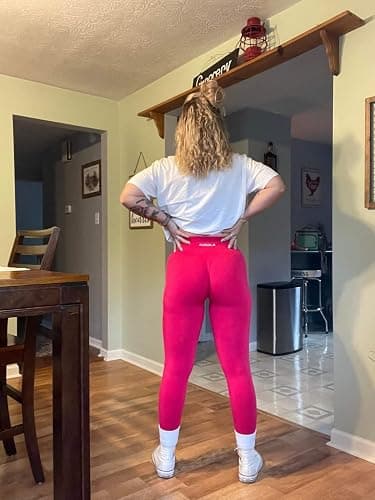 AUROLA Workout Leggings for Women Seamless Scrunch Tights Tummy Control Gym Fitness Girl Sport Active Yoga Pants thumbnail 7
