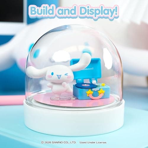 Hamee RE-Ment Hello Kitty and Friends Blind Box Diorama Miniature Figure Set for Collectible Toy, Sanrio Fan (Cinnamoroll's Living Room) – 6 Pc. (Full Set with Tear-Away Display Background) thumbnail 5