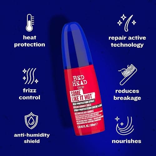 TIGI Bed Head Some Like It Hot, Spray termoprotettore per tutti i tipi di capelli, Prodotto anticrespo per stirare, arricciare e asciugare capelli, 100ml thumbnail 5
