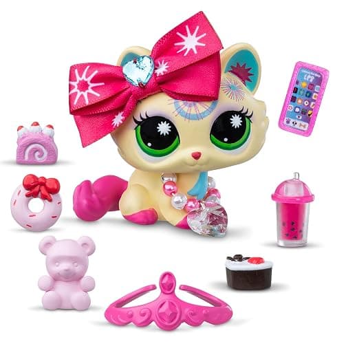 Littlest Pet Shop- Sweet & Stylish Bundle Set - Series 4 - Gen 7 Authentic LPS Bobble Head Toy Figure, Collectible Toy Animal, Ages 4+ thumbnail 11