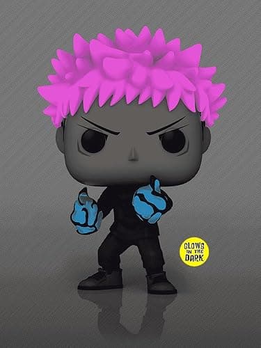 Epic Collectibles Pop Anime: Jujutsu Kaisen (JJK) - Yuji Itadori with Divergent Fists Glows in The Dark Exclusive Vinyl Figure Bundled with Box Protector Compatible for Funko thumbnail 4