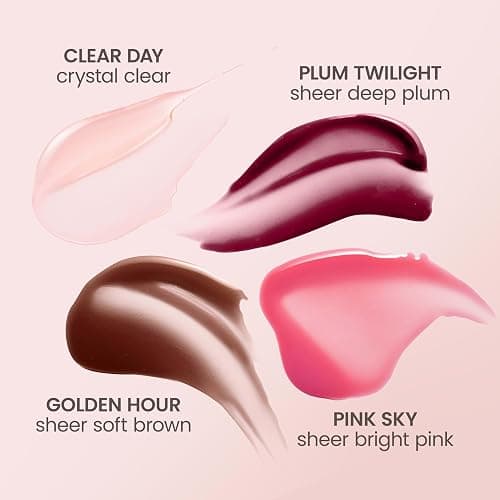 Burt's Bees Lip Oil Clear Day, Instant Hydration, Nourishes and Softens Lips, Tint Free, High Shine Finish, Responsibly Sourced Jojoba Oil, Non Sticky, Wand Applicator, 0.15 Ounce thumbnail 13