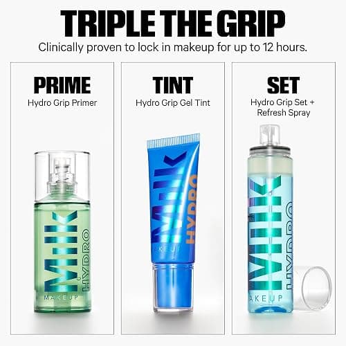 Milk Makeup Hydro Grip Primer with Hyaluronic Acid + Niacinamide – Hydrating Face Primer Grips Makeup for Up to 12 Hours – Silicone-Free, Lightweight Gel with Dewy Finish thumbnail 7