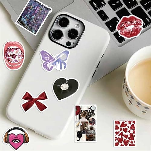 50Pcs Aesthetic Downtown Girls Stickers Pack Cool Trendy Y2K Stickers for Water Bottle Funny Waterproof Sticker for Teens Adults Vinyl Sticker for Laptop Skateboard Party Supplies(Downtown) thumbnail 2