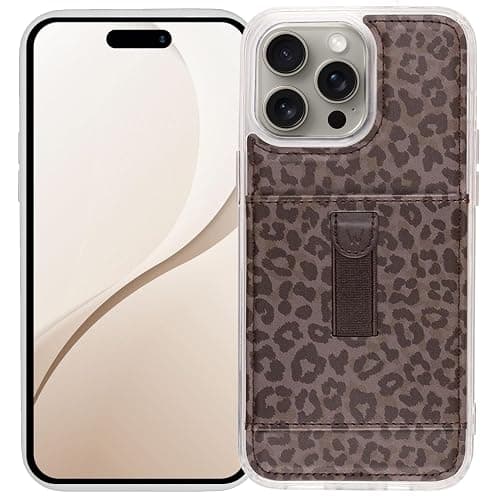 Walli Cases for iPhone 15 Pro Max Case Aesthetic Sport Wallet Phone Case Card Holder, Securely Holds up to 2 Cards - Cute, Trendy Phone Cover fits iPhone 15 Pro Max, with Finger Strap - Image 1