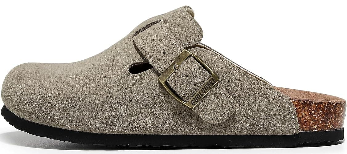 guoluofei Clogs for Women, Womens Clogs and Mules House Slipers with Arch Support and Adjustable Buckle thumbnail 2