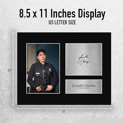 HWC Trading Lisseth Chavez The Rookie Celina Juarez Gifts Printed Signed Autograph Picture for TV Show Fans - US Letter (ID-007036) thumbnail 2