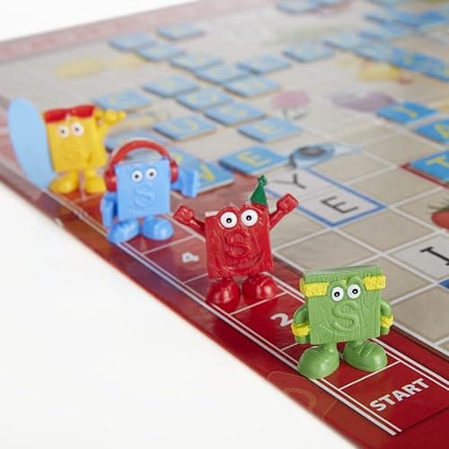 Hasbro Gaming Scrabble Junior Board Game | 2-4 Players | Family Educational Word Games for Kids | Back to School Gifts for Classroom | Ages 5+ thumbnail 4
