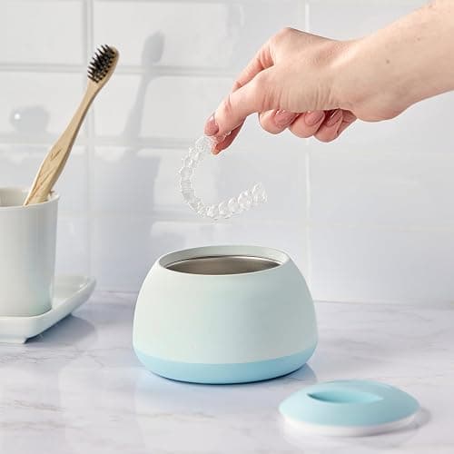 Zima Dental Pod: Ultrasonic Retainer Cleaner. The Original Retainer Cleaner Machine, Aligner Cleaner, Nightguard Cleaner, Mouthguard Cleaner, Denture Cleaner. Ultrasonic Cleaner For Oral Dental Care thumbnail 5