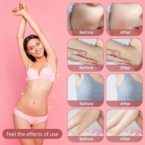 Celosmo 2025 Womens Shaver Dual-Head Bikini Trimmer for Women 2-in-1 Women's Body Shaver USB Charge Waterproof Painless Electric Razors for Silk Skin (Pink) thumbnail 6