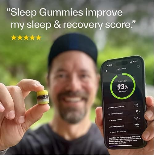 Elo Non-Groggy Sleep Gummies for Restful Recovery | with Magnesium, L-Theanine & Low-Dose Melatonin | Fall Asleep Faster, Wake Refreshed | Sugar-Free, Vegan | 28 Servings thumbnail 3