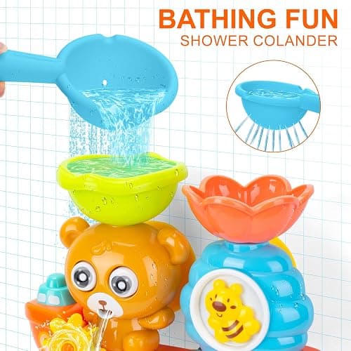 RILSO Badewannenspielzeug ab 1 2 3 4 Jahr,Badespielzeug ab 1 2 3 4 Jahr,Wasserspielzeug Kinder Spielzeug ab 1 2 3 Jahr mädchen junge,Badespielzeug Baby ab 6-18 Monate,Geschenk Mädchen Junge 1 2 3 Jahr thumbnail 5