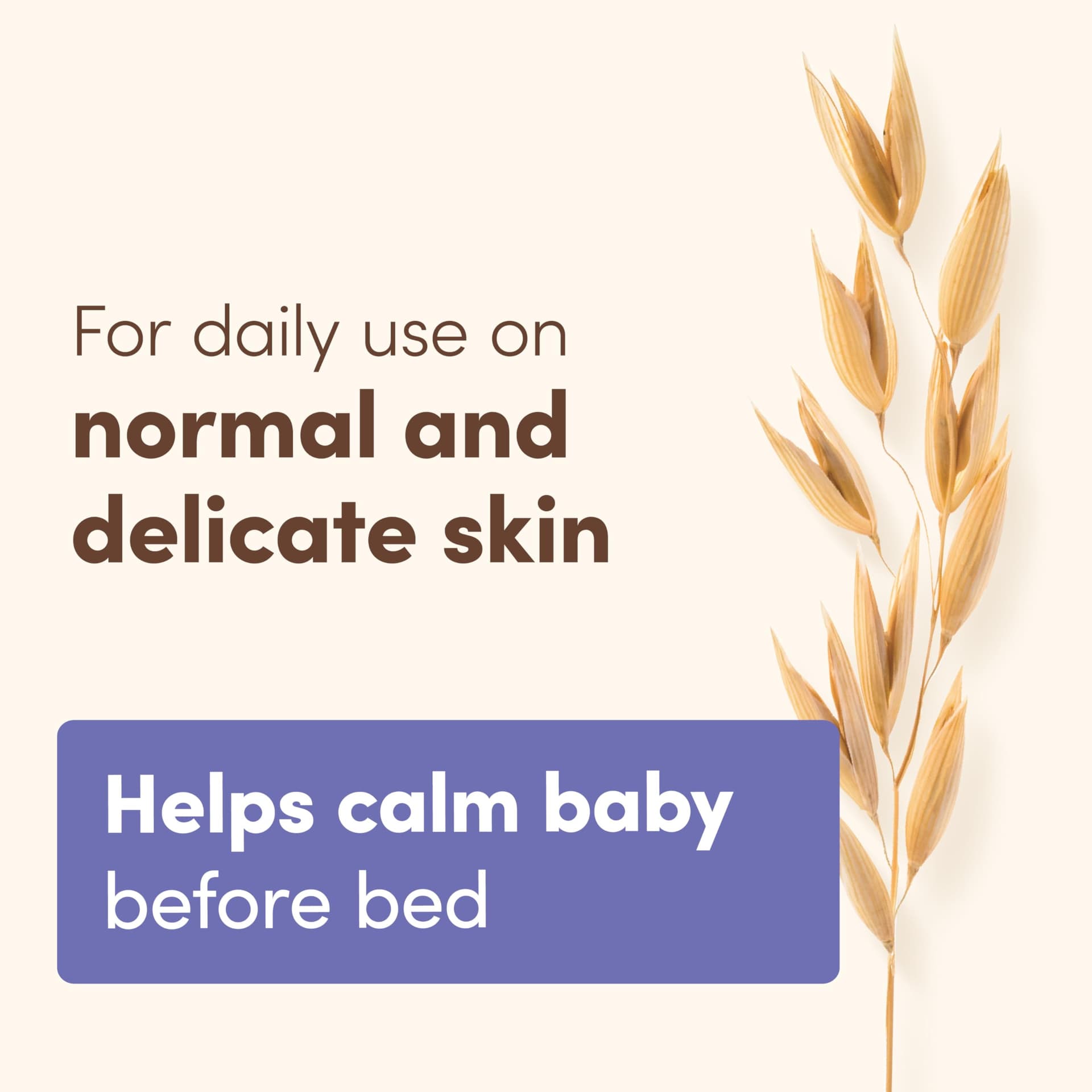 Aveeno Baby Calming Comfort Bath + Lotion Set, Baby Skin Care Products, 2 Items thumbnail 5