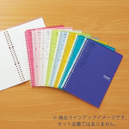 Kokuyo Campus Smart Ring Binder - B5 - 26 Rings - Light Pink [Office Product] - Light Pink thumbnail 7