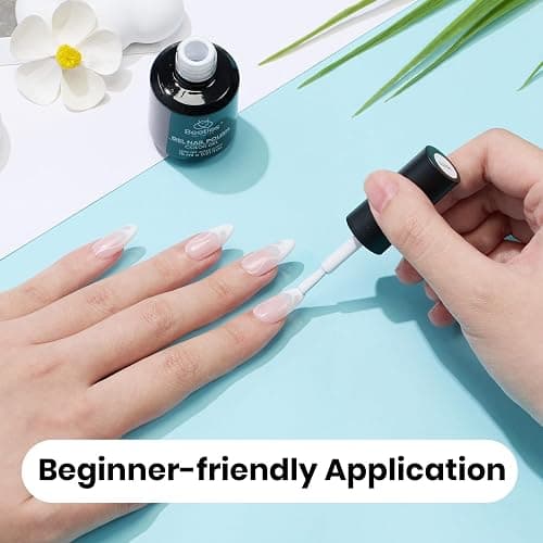 Beetles White Gel Nail Polish - French White 1PC 15ml Gel Polish Soak Off UV LED Needed Nail Art Manicure Salon DIY Design at Home Spring Nails Gifts for Woman thumbnail 6