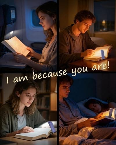 HEMONNKAM Reading Light, Rechargeable Clip-On Book Light for Bed at Night | Eye Caring 3 Color Temperatures & 5 Brightness Levels, Night Use for Bed, Reading at Night in Bed, Long Lasting, Purple thumbnail 9