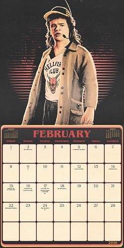 2026 Stranger Things 5 Wall Calendar thumbnail 3