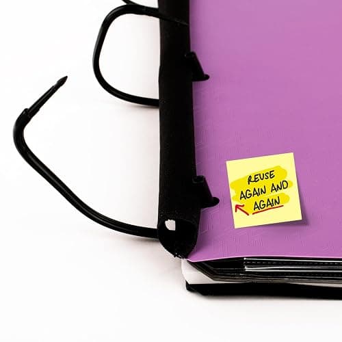 Five Star Flex Refillable Notebook + Study App, College Ruled Paper and 1-1/2 Inch TechLock Ring Binder with Pockets, Tabs and Dividers, 300 Sheet Capacity, Amethyst Purple (29324AB6) thumbnail 7