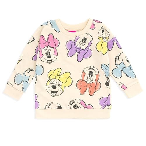 Disney Junior French Terry Sweatshirt and Shorts Outfit Set Infant to Big Kid Sizes (12 Months - 10-12) thumbnail 3