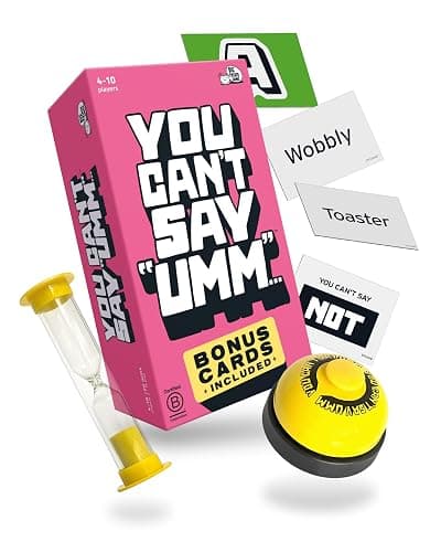 Big Potato You Can't Say UMM – Fast-Paced Word Game, 2-20+ Players | Describe word cards without saying umm, bonus content included, learn in 60 seconds, great for family game night & gifting - Image 1