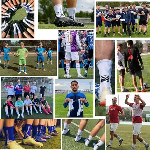 Athlix 6 Paar Anti-Rutsch Fußball Socken Männer Frauen – Sportsocken mit Grip Sohle Größe 38-46 – Rutschfeste Sportsocken für Fußball, Basketball, Laufen, Radfahren thumbnail 5