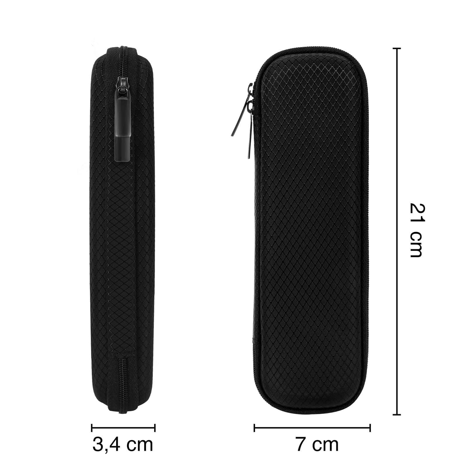 FINPAC Hard School Case, EVA Pencil Case for Office, Pen Organizer, Pen, Stylus Pen (Pens Not Included),, blackone, S, Fashion thumbnail 6