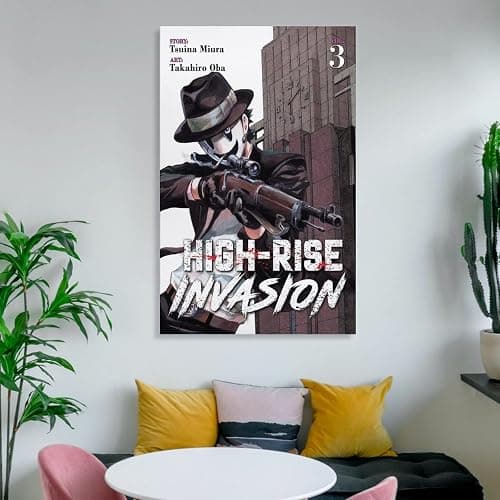 Anime Poster High-Rise Invasion Art Poster Art Poster Canvas Painting Decor Wall Print Photo Gifts Home Modern Decorative Posters Framed/Unframed 08x12inch(20x30cm) thumbnail 6
