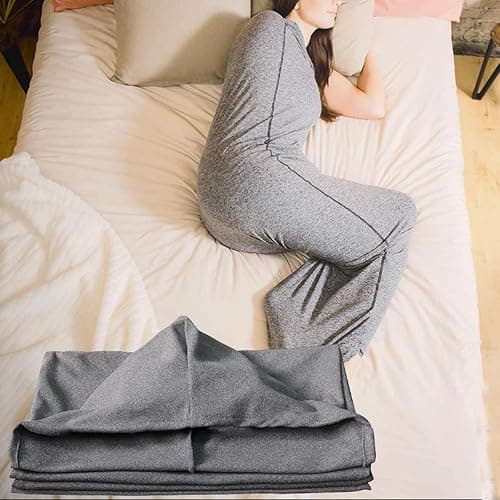 Adult Sleep Sack Compression Pod - Lightweight Relief Wearable Blanket | Ultra-Lightweight |Breathable Stretch Fabric Sleep Pod | Breathable Hooded Sleep Sack thumbnail 4