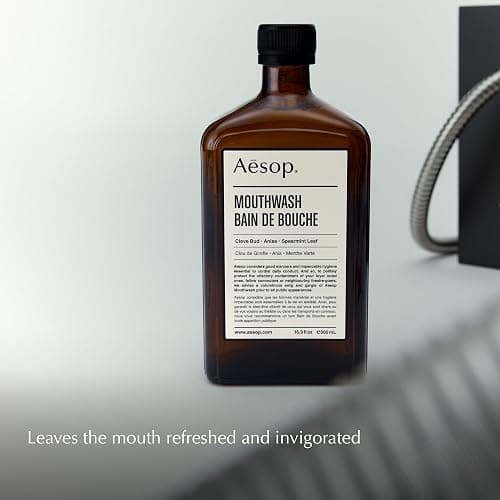 Aesop Mouthwash, Alcohol-Free, Freshen Breath, Oral Hygiene, 16.9oz | Maintain impeccable oral hygiene and feel refreshed with Clove Bud, Anise and Spearmint Leaf. thumbnail 2