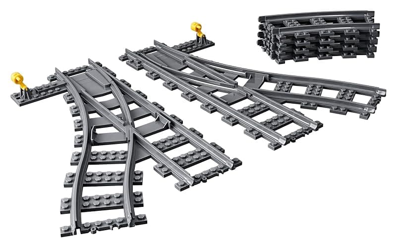 LEGO City Trains Switch Tracks 60238 Building Toy Set for Kids, Boys, and Girls Ages 5+ (8 Pieces) thumbnail 2