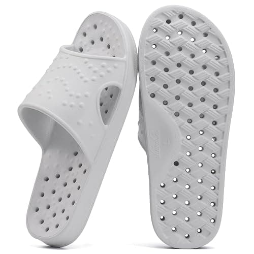 shevalues Shower Shoes for Women Men with Arch Support Quick Drying Pool Slides Lightweight Beach Sandals with Drain Holes | Arch Support, Quick Drying, Drain Holes, Lightweight thumbnail 7