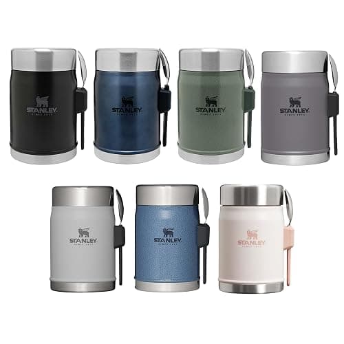 STANLEY Classic Legendary Thermobehälter Für Essen Mit Göffel 400 ml - Hält 7 Stunden Heiß Oder Kalt - Edelstahl Warmhaltebehälter - BPA-Frei - Spülmaschinenfest - Rose Quartz thumbnail 10