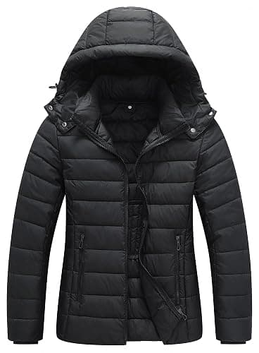 TDYPCI Women's Winter Coat Lightweight Waterproof Puffer Jacket - Quilted Short Down Coat for Women, Warm Winter Jacket - Image 1