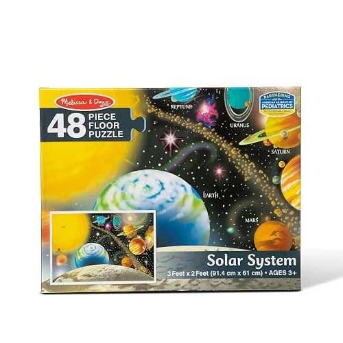 Melissa & Doug Solar System Floor Puzzle, 48 pc Jumbo Jigsaw Puzzle, Educational Screen Free Activity for Toddler, Preschoolers and Kids Ages 3+ (2 x 3 Feet) - FSC Certified thumbnail 10