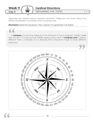 1st Grade Social Studies: Daily Practice Workbook | 20 Weeks of Fun Activities | History | Civic and Government | Geography | Economics | + Video ... Each Question (Social Studies by ArgoPrep) thumbnail 7