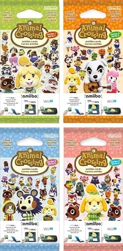 Nintendo Animal Crossing Amiibo Cards - Series 1-4 - 4 Pack - 12 Cards Total - Image 1
