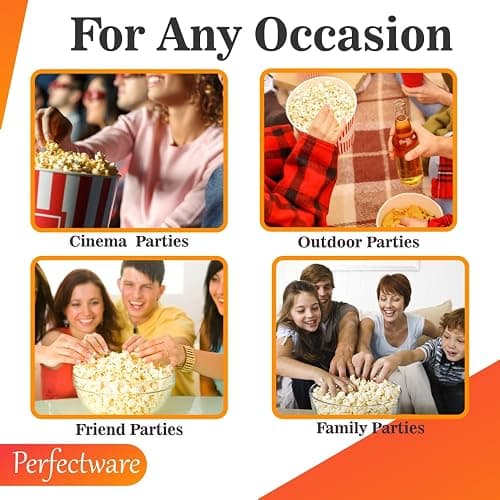 Perfectware All in One Popcorn Portion Packets with Kernels, Salt, and Coconut Oil for Popping Machine, 4 oz, 12 Count thumbnail 7