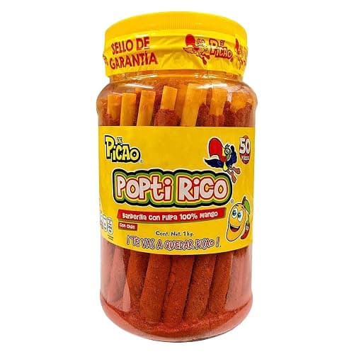 PiCAo Spicy Mango Mexican Candy Sticks, 1kg. - Image 1
