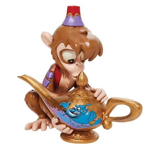 Enesco Disney Traditions by Jim Shore Aladdin Abu Holding The Genie Lamp Figurine, 4.5 Inch, Multicolor thumbnail 6
