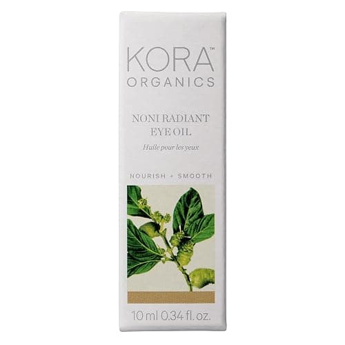 KORA Organics Noni Radiant Hydrating Under Eye Oil Roller, Smooth & Tone, Certified Organic, Cruelty Free Eye Serum - Delicate Eyebag Remover - Travel Essential for Puffy Face & Wrinkes - 0.34 Fl Oz thumbnail 8