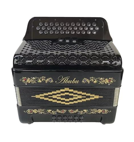 Abubu 34-Key Accordion 3412 GCF (Black) - Image 1