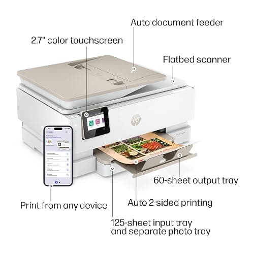 HP Envy Inspire 7955e Wireless Color Inkjet Printer, Print, scan, copy, Easy setup, Mobile printing, Best-for-home, 3 month Instant Ink trial included, AI-enabled (1W2Y8A) thumbnail 4