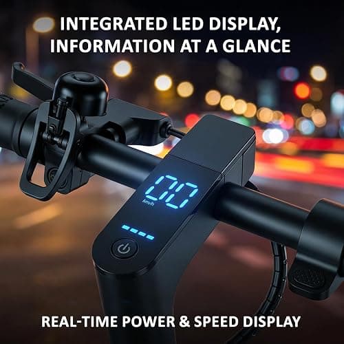 Sypeeot Foldable Electric Scooter for Adults, 25-40 km Range, 8.5 or 10 Inch Tires, Dual Suspension and App Control thumbnail 5