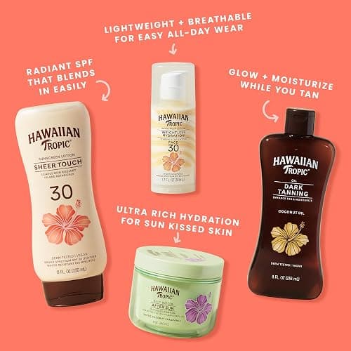 Hawaiian Tropic Sheer Touch Lotion Sunscreen, Moisturizing Broad-Spectrum Protection, SPF 30, Sun, Mango, 8 Oz thumbnail 7