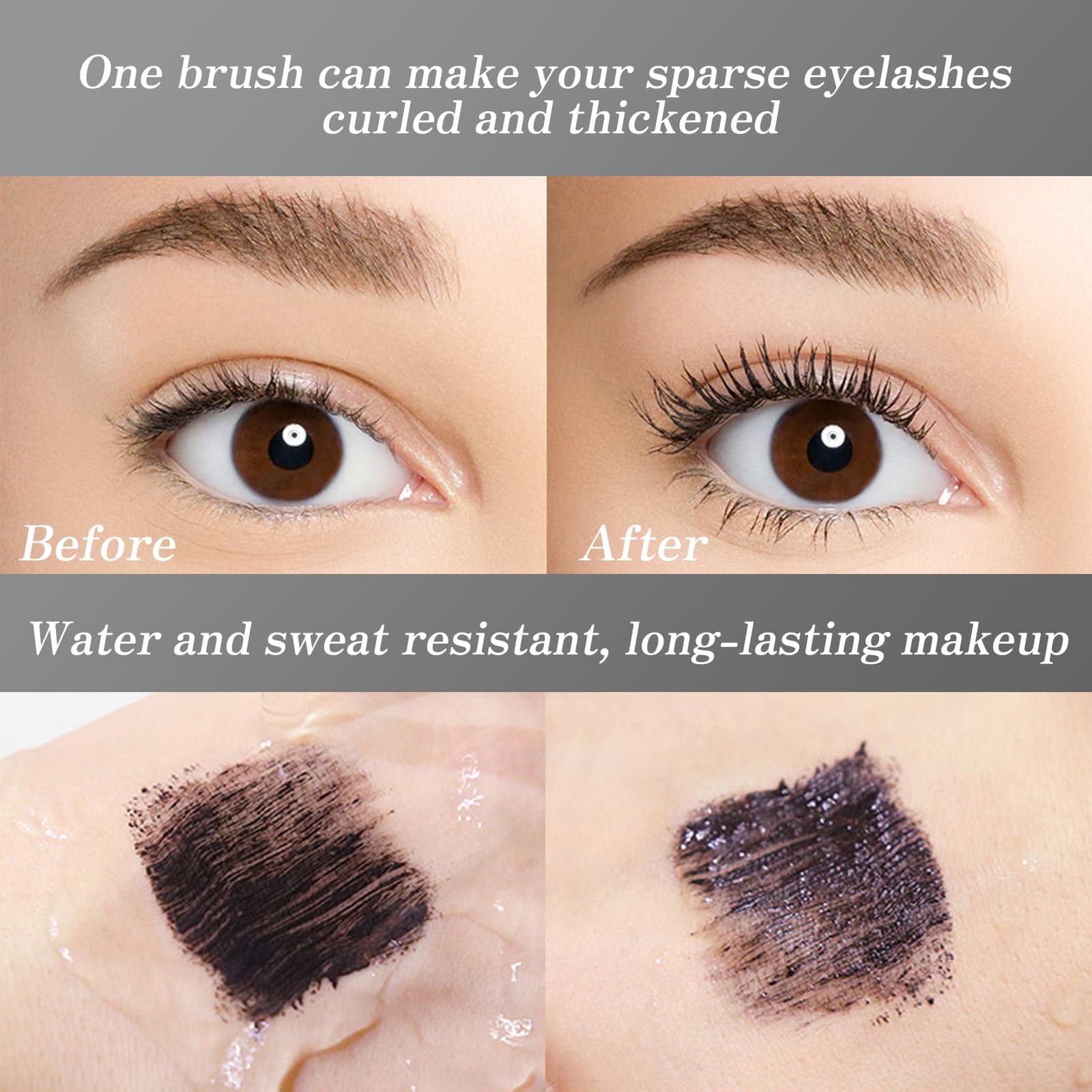 12 Colors Colorful Mascara Set, Blue White Black Rainbow Colourful Long Lasting Wipe Resistant Waterproof Colored 3D Fiber Eyelashes Mascara Volume Eyelashes thumbnail 8