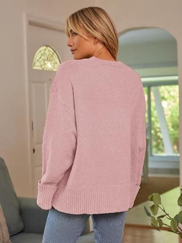 LILLUSORY Women's Oversized Sweaters Fuzzy Chunky Warm Pullover Sweater thumbnail 5