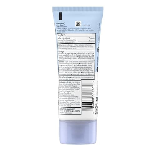 Neutrogena Ultra Sheer Dry-Touch Sunscreen Lotion SPF 70, Broad Spectrum, Water Resistant 80 Min, Oil-Free, Oxybenzone-Free, Non-Comedogenic, Matte Finish, Body Sunscreen, Travel Size 3 Fl Oz thumbnail 9