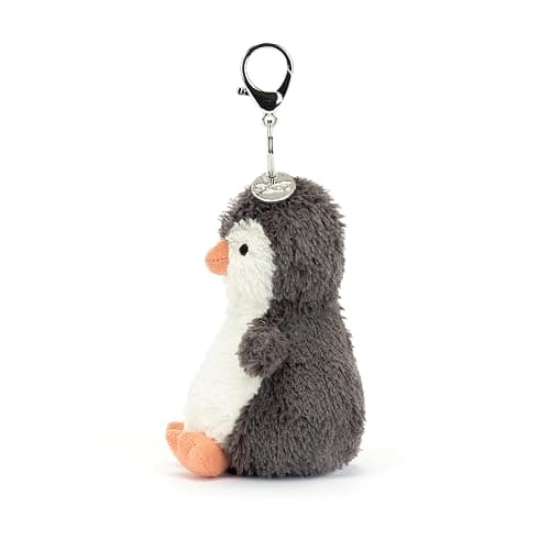 Jellycat Peanut Penguin Bag Charm, 4.5 inches - Bird Plush Keychain - Great Gift Idea thumbnail 2